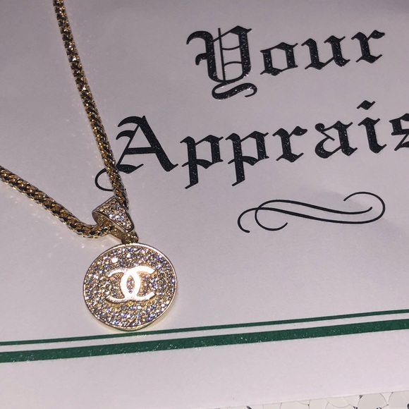 10k solid gold REAL GOLD NOT plated FREE Appraisal Stunning custom made necklace - Picture 6 of 8